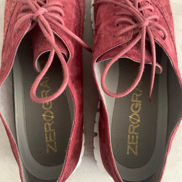 Cole Haan ZeroGrand Burgundy Wingtip Oxfords size 10 - Picture 12 of 15